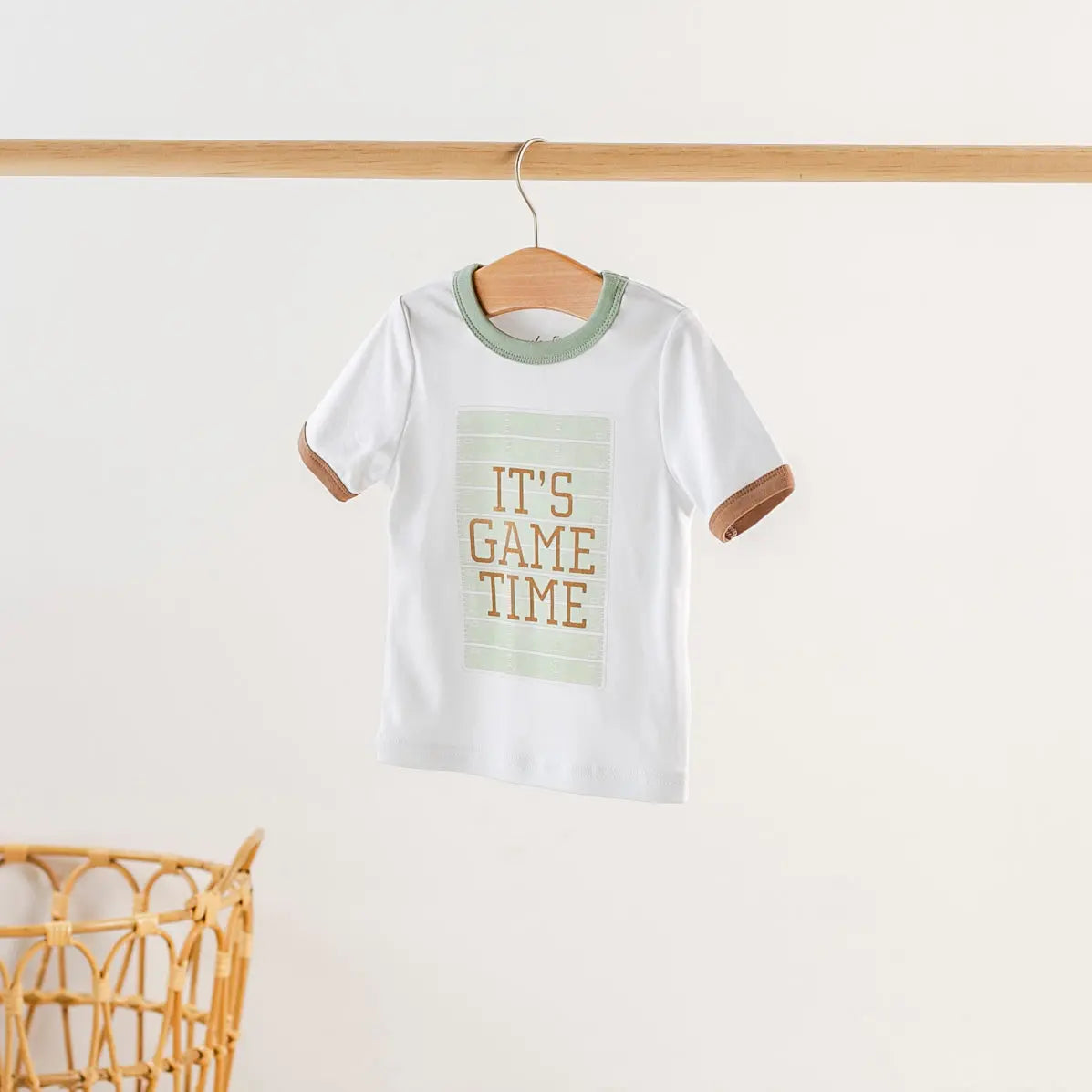 It's Game Time Organic Cotton Kids Tshirt Nola Tawk