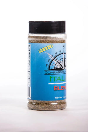 Compass Point Italian Seasoning No Salt Blend - Perfect Herb Mix for Salt-Free Cooking