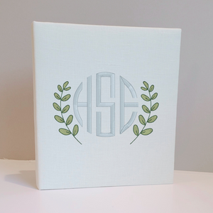 Baby Memory Book - Ivory Linen (w/ Accent)