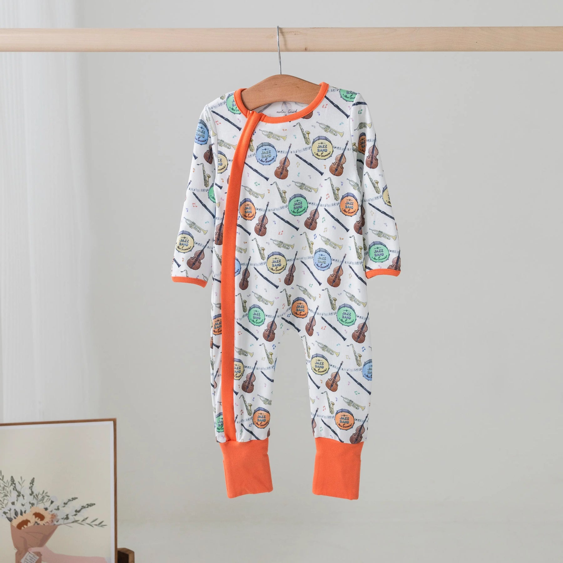 Jazz Festin' Organic Cotton Pajama Set Nola Tawk
