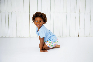 Just Keep Swimming Organic Muslin Shorts Nola Tawk