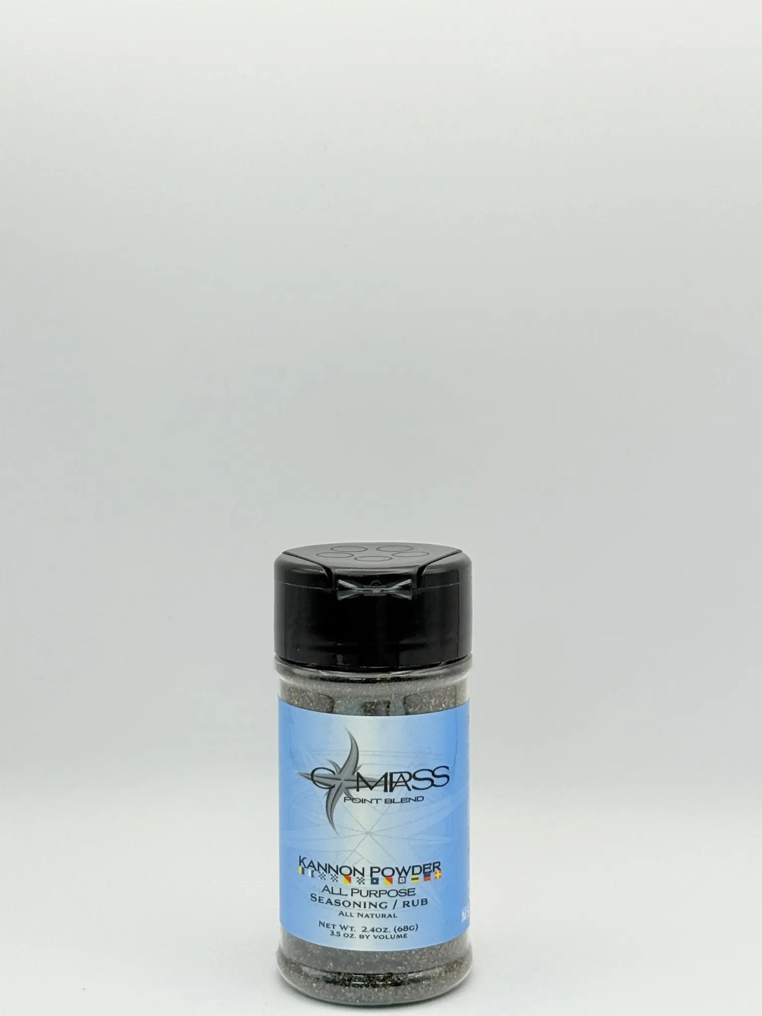 Compass Point Kannon Powder Seasoning: All-Purpose Spice Rub with Ghost Pepper for Steak, Chicken, and Pork - 2.4 oz