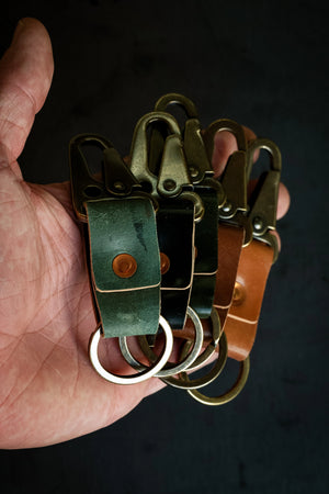 Key Clip - Bourbon Shell Cordovan Loyal Stricklin