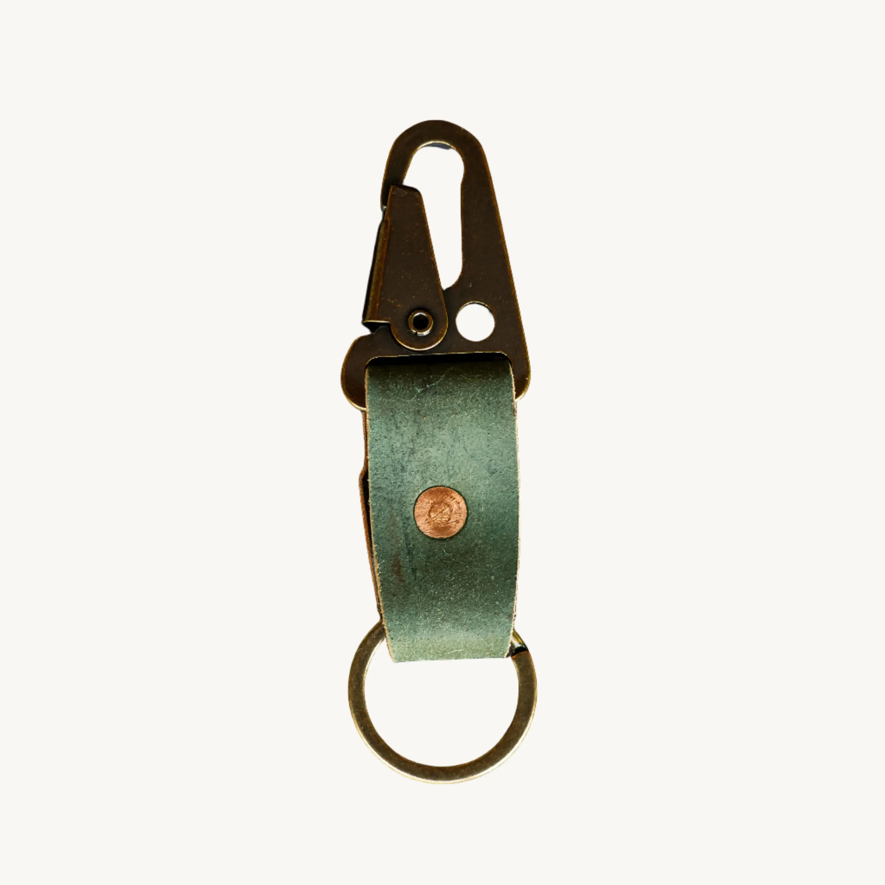 Key Clip - Reverse Black Horween Shell Cordovan Loyal Stricklin