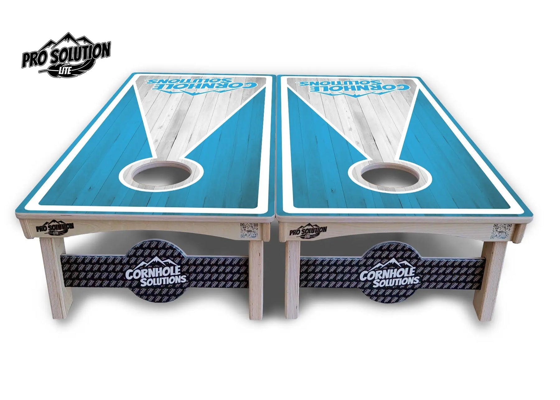 Keyhole CS Logo Cornhole Boards - Pro Solution Lite Series Cornhole Solutions