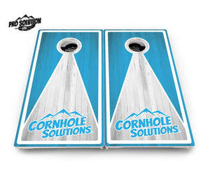 Keyhole CS Logo Cornhole Boards - Pro Solution Lite Series Cornhole Solutions