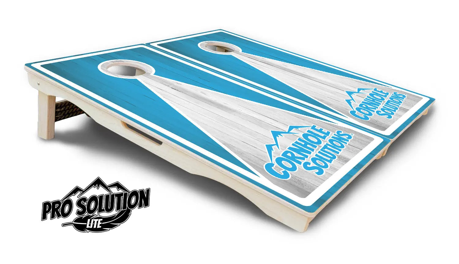 Keyhole CS Logo Cornhole Boards - Pro Solution Lite Series Cornhole Solutions