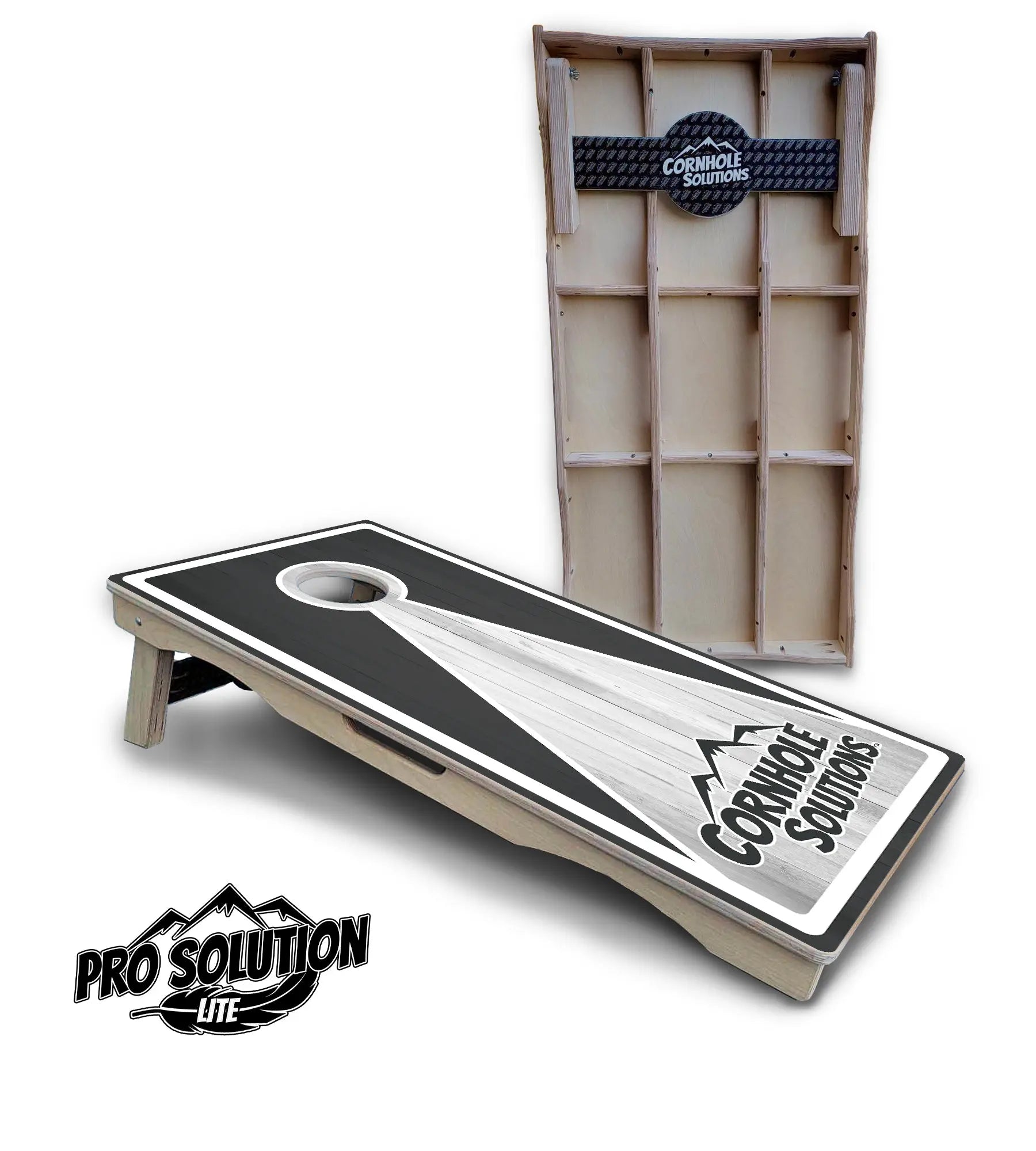 Keyhole CS Logo Cornhole Boards - Pro Solution Lite Series Cornhole Solutions