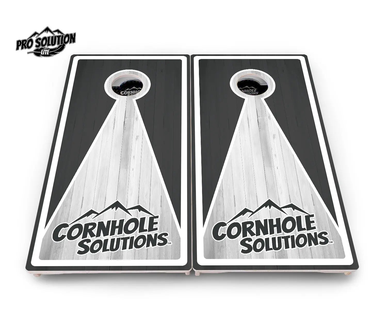 Keyhole CS Logo Cornhole Boards - Pro Solution Lite Series Cornhole Solutions