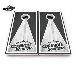 Keyhole CS Logo Cornhole Boards - Pro Solution Lite Series Cornhole Solutions