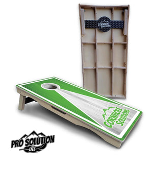 Keyhole CS Logo Cornhole Boards - Pro Solution Lite Series Cornhole Solutions