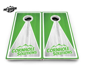 Keyhole CS Logo Cornhole Boards - Pro Solution Lite Series Cornhole Solutions