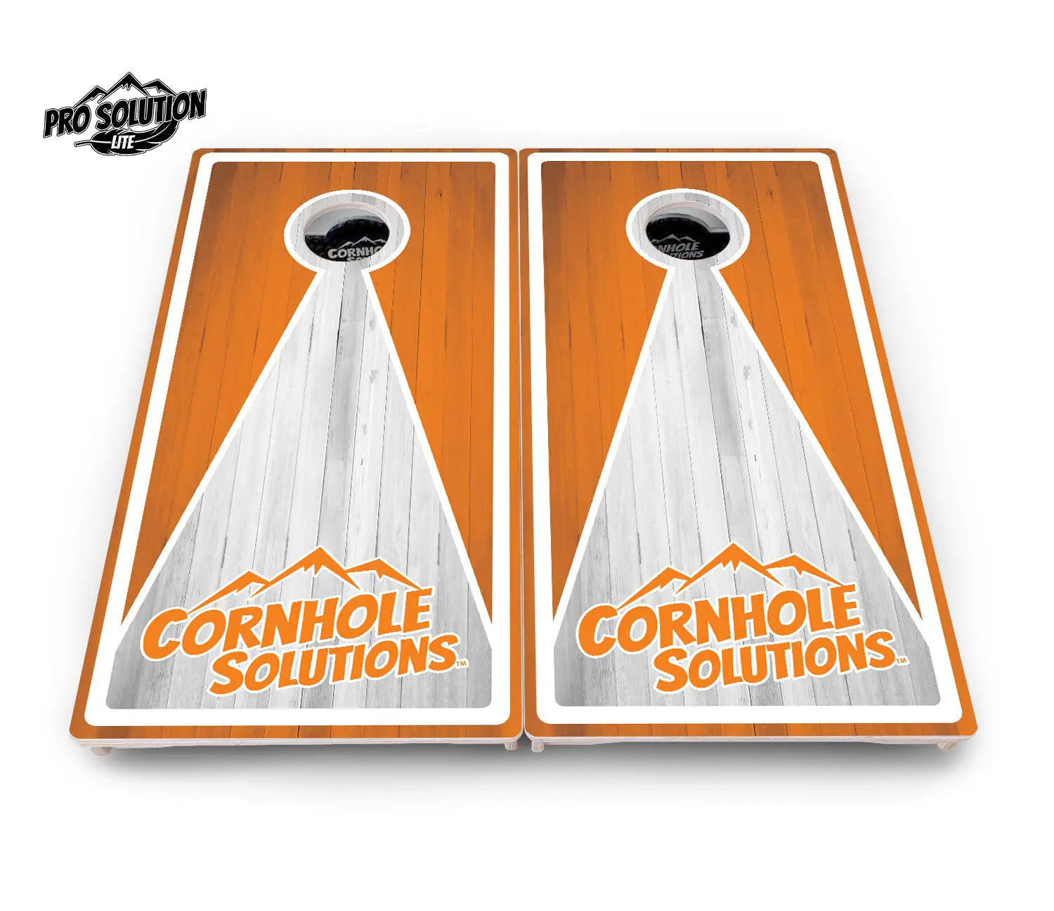 Keyhole CS Logo Cornhole Boards - Pro Solution Lite Series Cornhole Solutions
