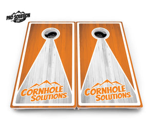Keyhole CS Logo Cornhole Boards - Pro Solution Lite Series Cornhole Solutions