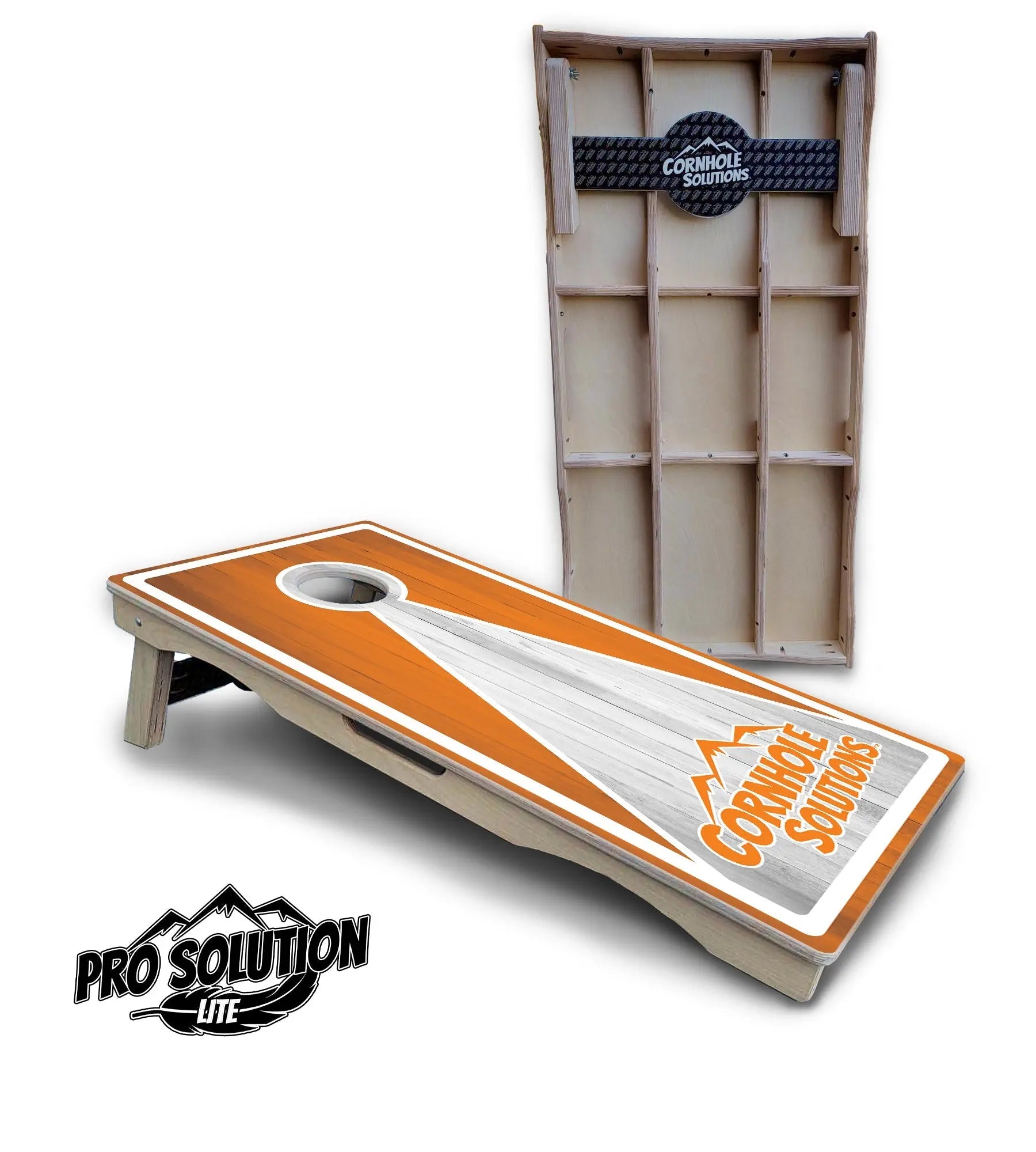 Keyhole CS Logo Cornhole Boards - Pro Solution Lite Series Cornhole Solutions