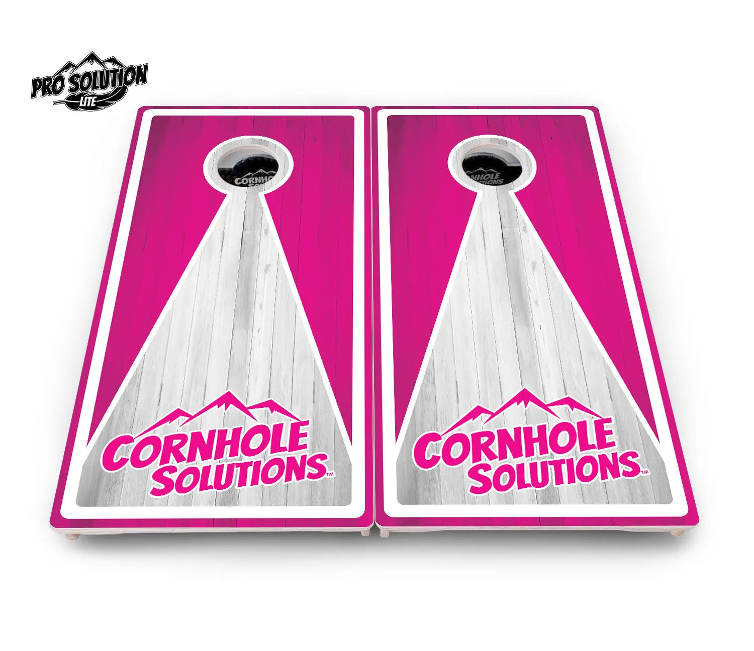 Keyhole CS Logo Cornhole Boards - Pro Solution Lite Series Cornhole Solutions