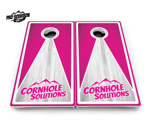 Keyhole CS Logo Cornhole Boards - Pro Solution Lite Series Cornhole Solutions