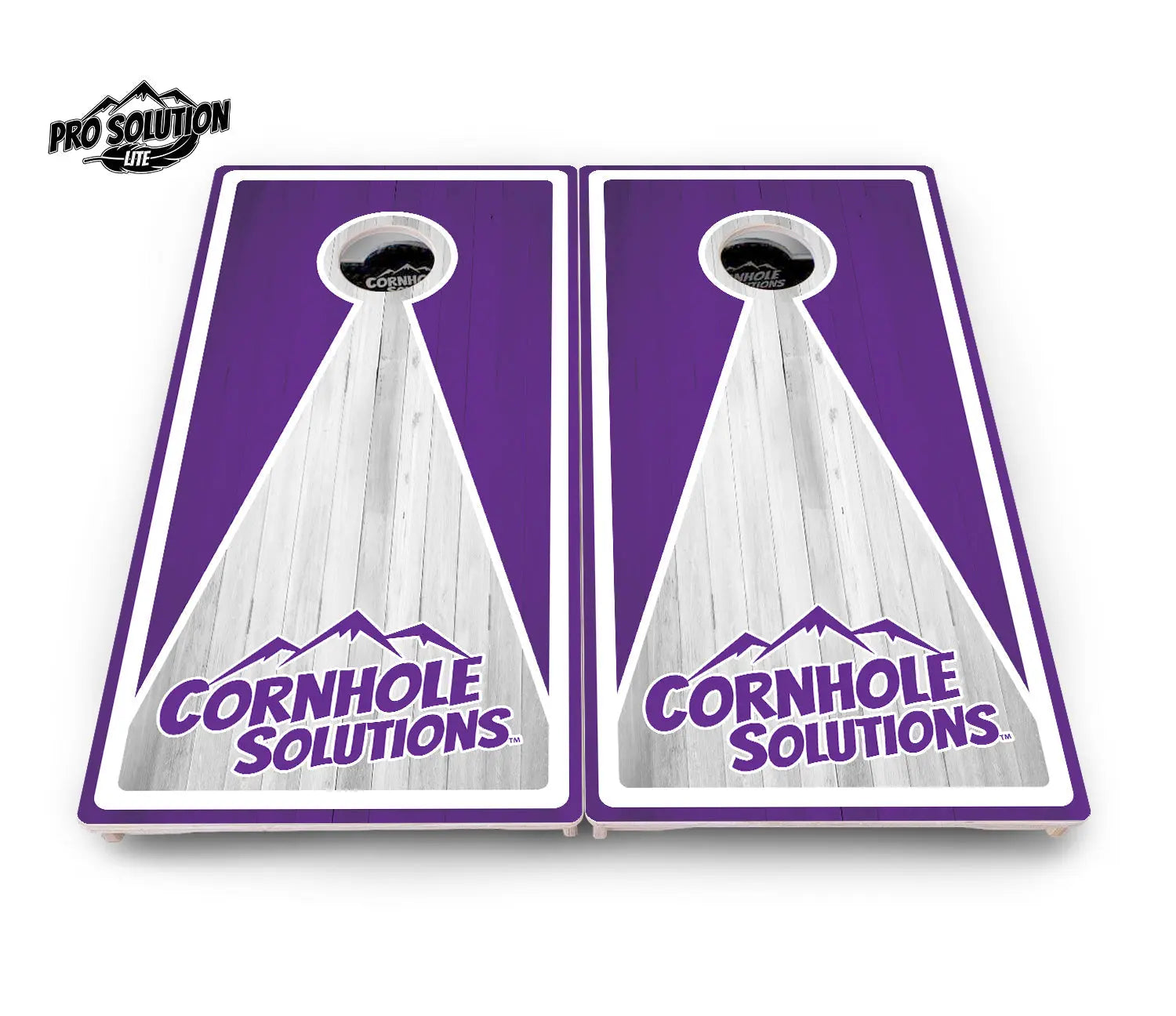 Keyhole CS Logo Cornhole Boards - Pro Solution Lite Series Cornhole Solutions