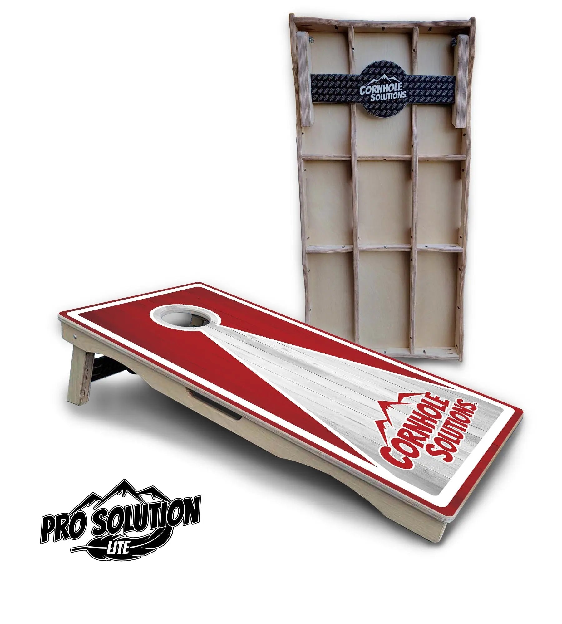 Keyhole CS Logo Cornhole Boards - Pro Solution Lite Series Cornhole Solutions