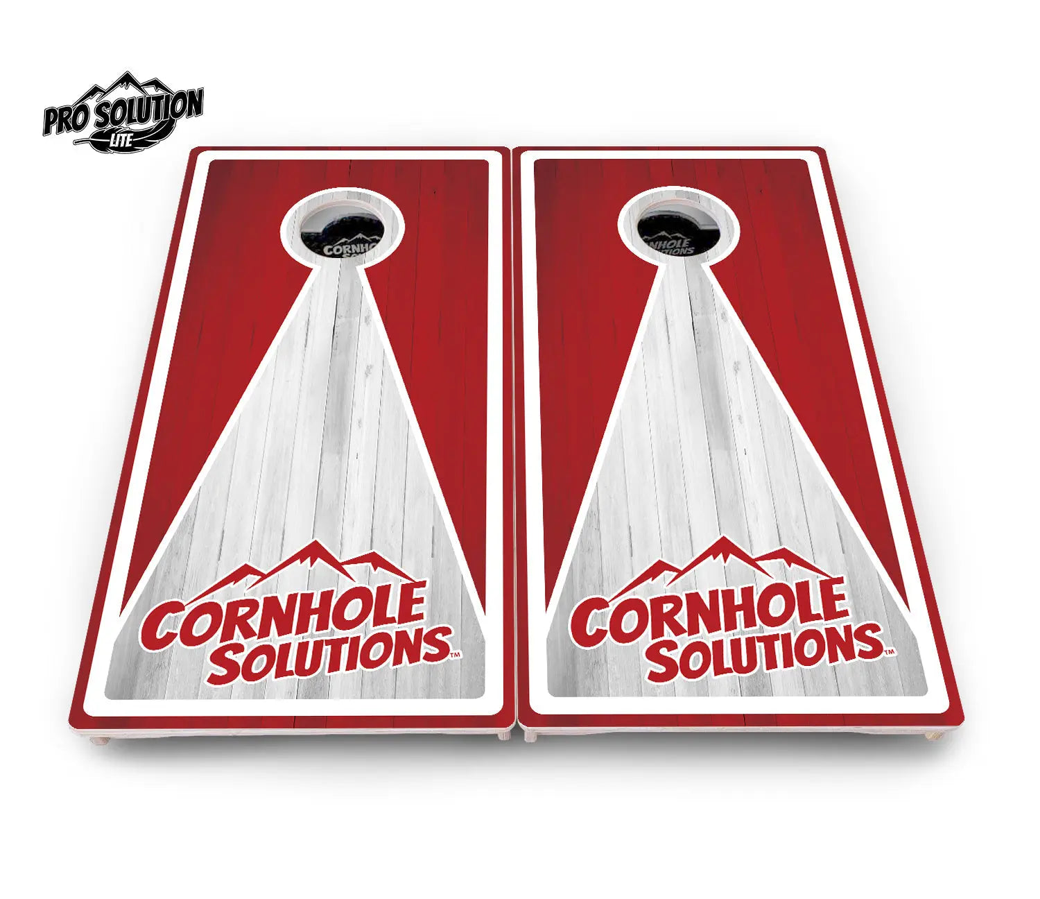 Keyhole CS Logo Cornhole Boards - Pro Solution Lite Series Cornhole Solutions