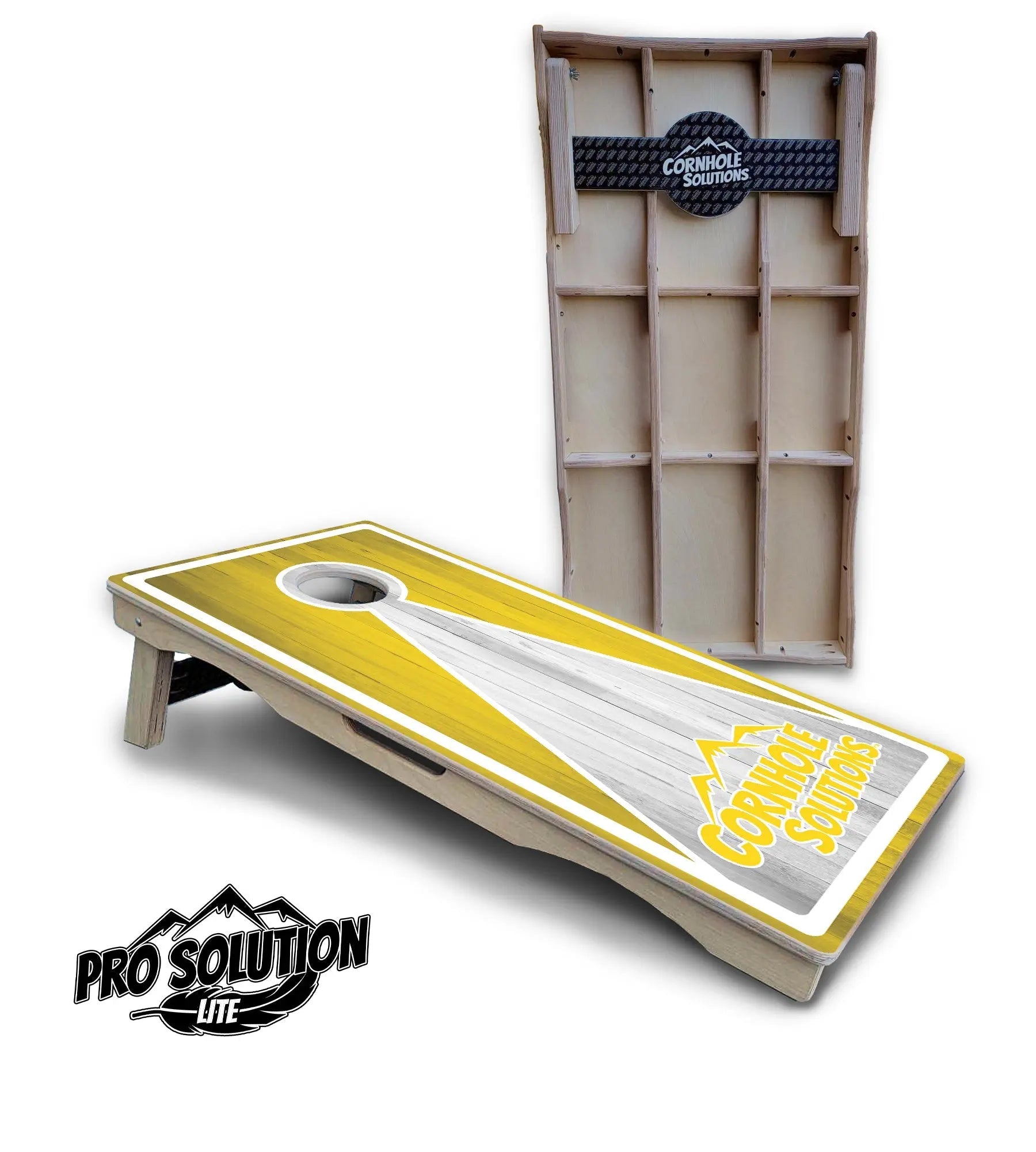 Keyhole CS Logo Cornhole Boards - Pro Solution Lite Series Cornhole Solutions