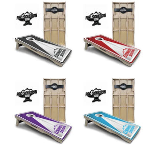 Keyhole Design Options CS Logo Cornhole Boards - Pro Solution Elite Series Cornhole Solutions