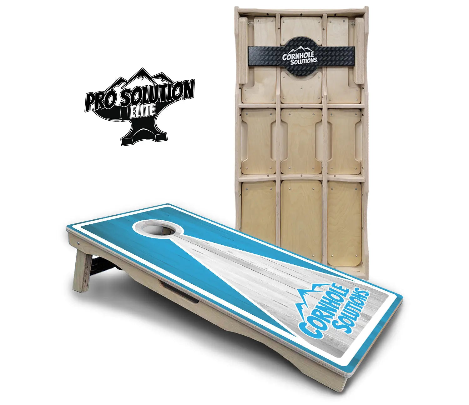 Keyhole Design Options CS Logo Cornhole Boards - Pro Solution Elite Series Cornhole Solutions