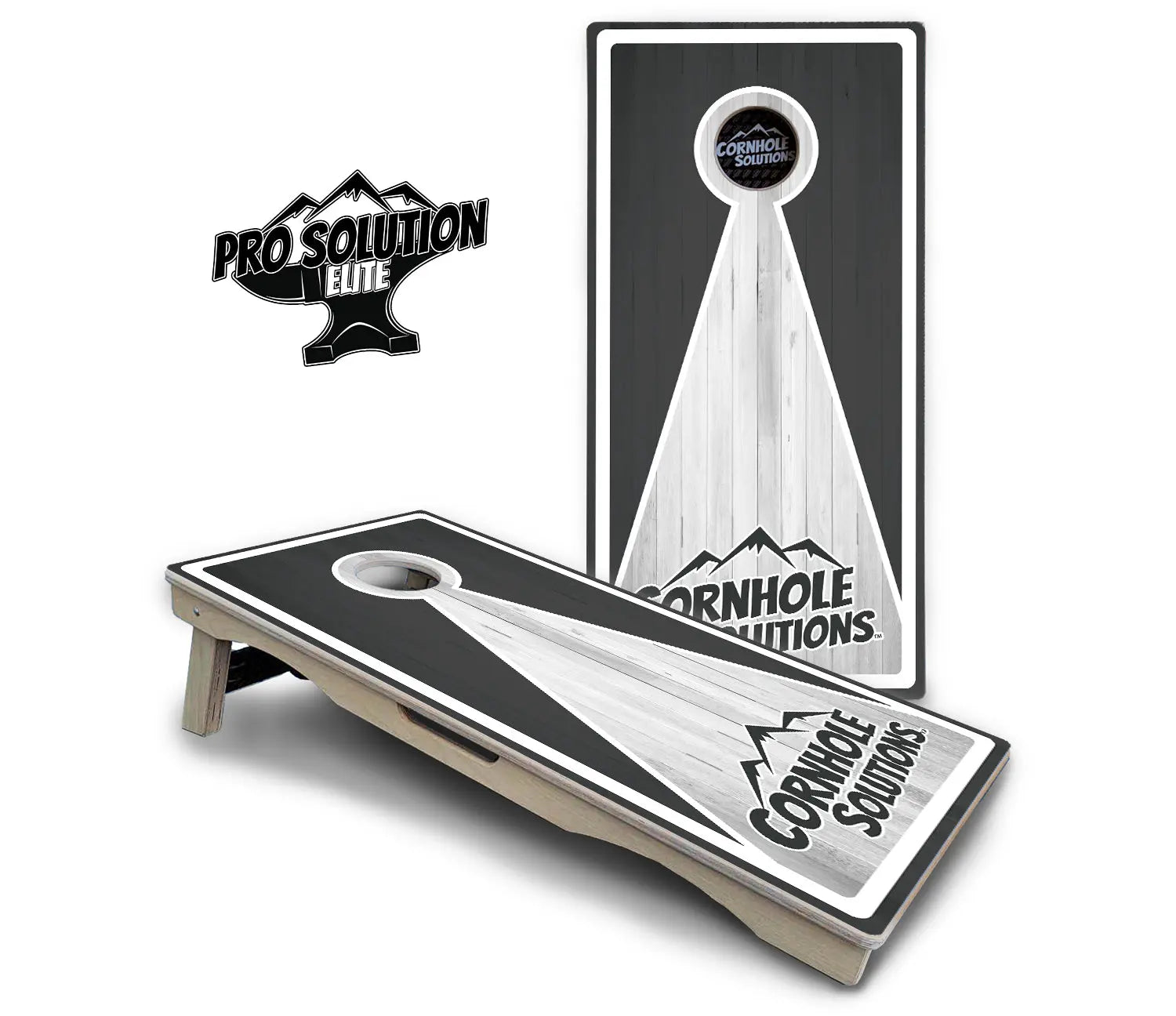 Keyhole Design Options CS Logo Cornhole Boards - Pro Solution Elite Series Cornhole Solutions