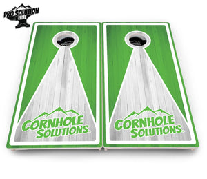 Keyhole Design Options CS Logo Cornhole Boards - Pro Solution Elite Series Cornhole Solutions
