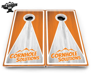 Keyhole Design Options CS Logo Cornhole Boards - Pro Solution Elite Series Cornhole Solutions