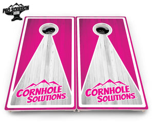 Keyhole Design Options CS Logo Cornhole Boards - Pro Solution Elite Series Cornhole Solutions