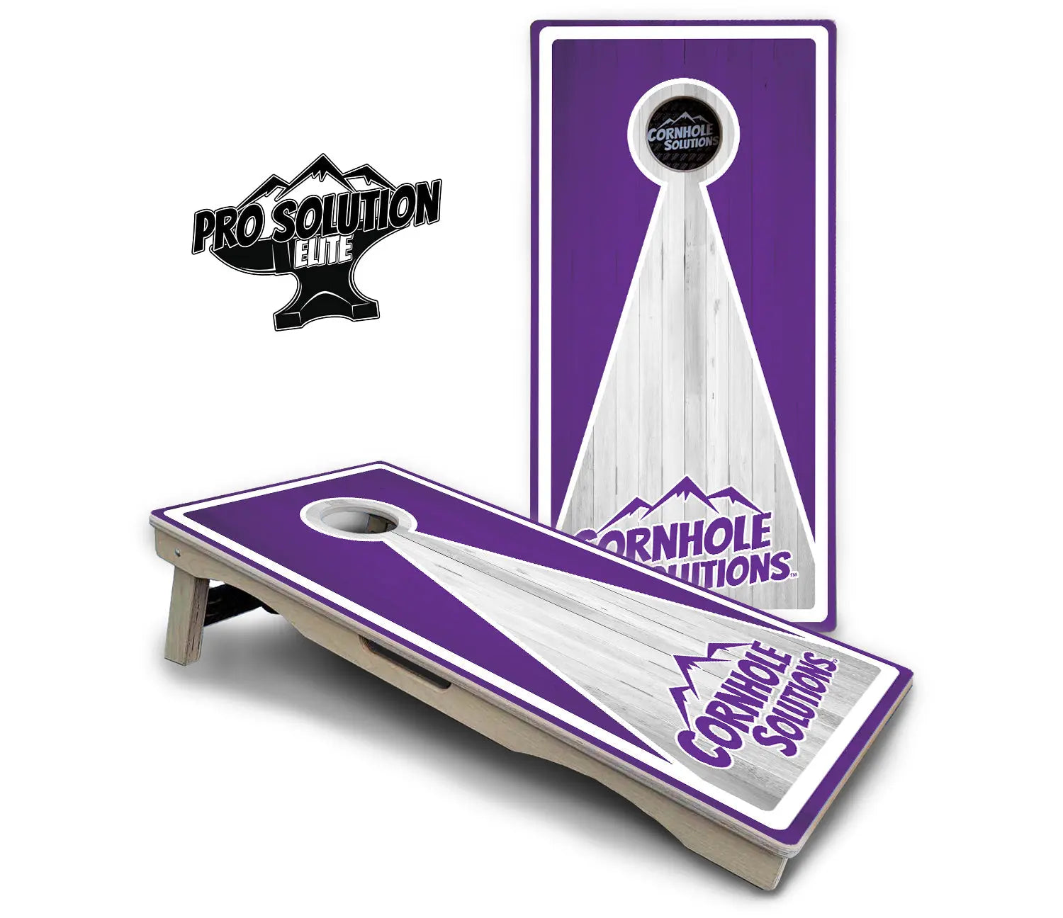 Keyhole Design Options CS Logo Cornhole Boards - Pro Solution Elite Series Cornhole Solutions