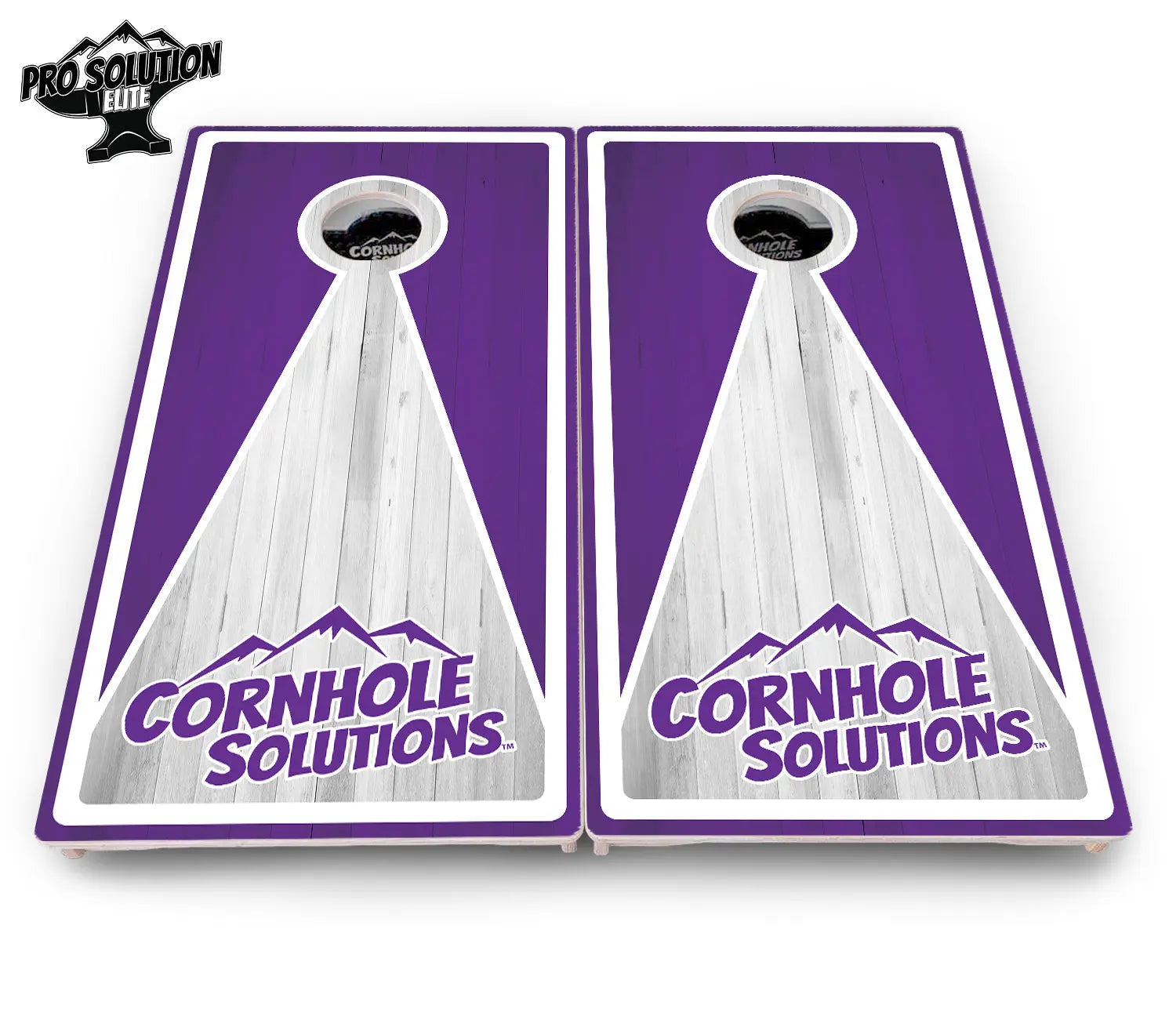 Keyhole Design Options CS Logo Cornhole Boards - Pro Solution Elite Series Cornhole Solutions