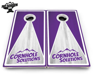 Keyhole Design Options CS Logo Cornhole Boards - Pro Solution Elite Series Cornhole Solutions