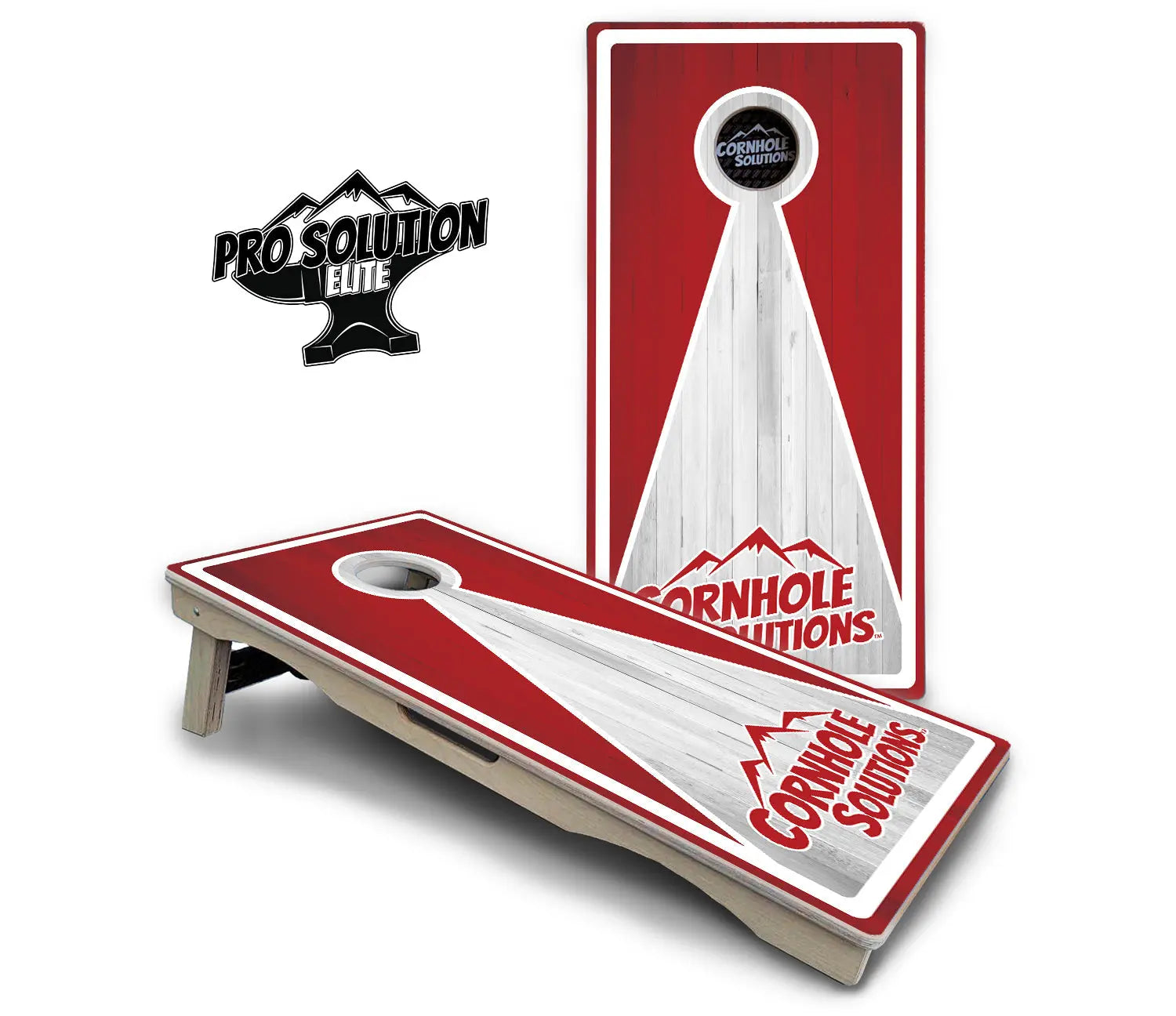 Keyhole Design Options CS Logo Cornhole Boards - Pro Solution Elite Series Cornhole Solutions