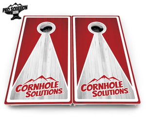 Keyhole Design Options CS Logo Cornhole Boards - Pro Solution Elite Series Cornhole Solutions