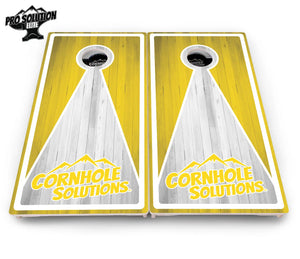 Keyhole Design Options CS Logo Cornhole Boards - Pro Solution Elite Series Cornhole Solutions