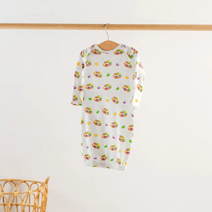 King Cake Organic Cotton Kids Mardi Gras Pajamas Nola Tawk