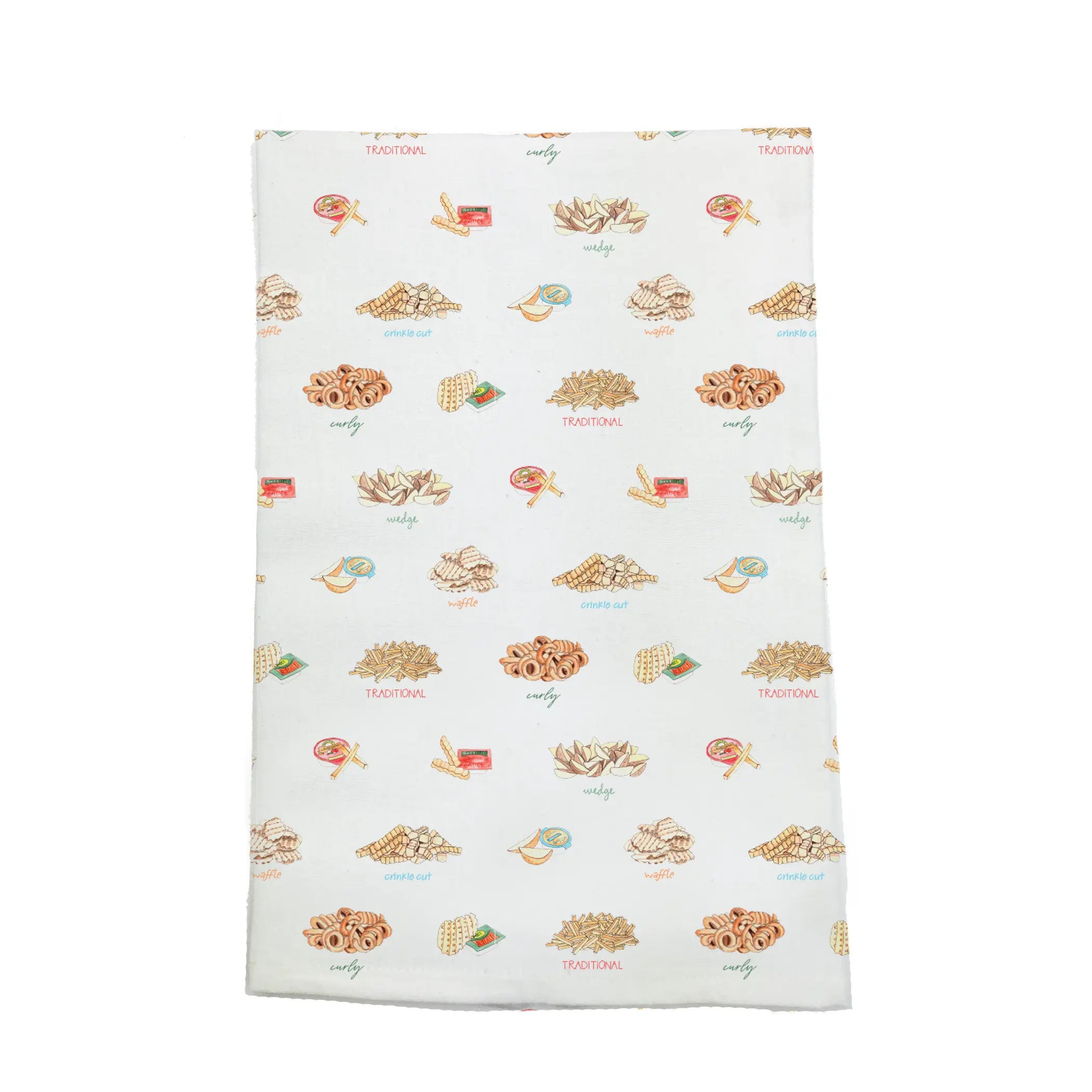 Know Your French Fries Organic Cotton Kitchen Towel Nola Tawk