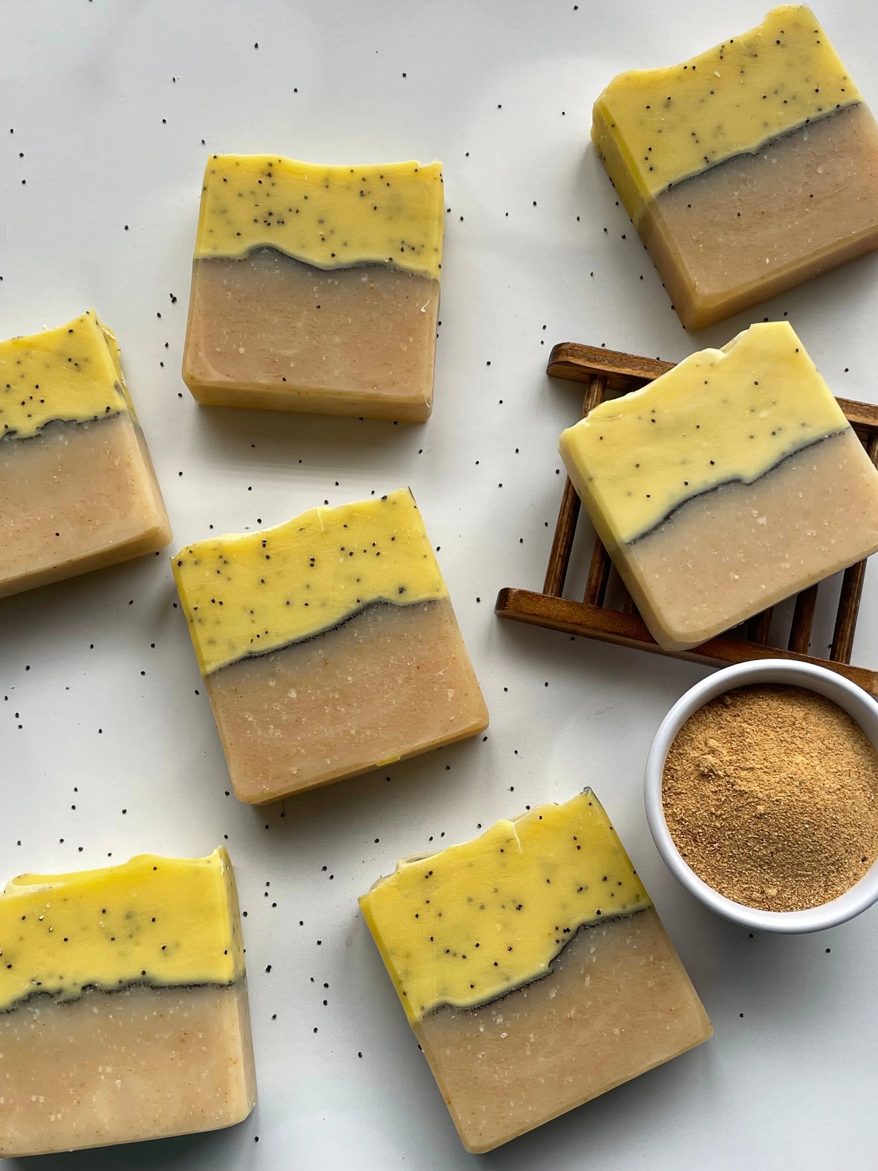 LEMON POPPYSEED HANDCRAFTED SOAP - Main Street Collective
