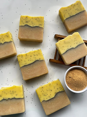 LEMON POPPYSEED HANDCRAFTED SOAP - Main Street Collective