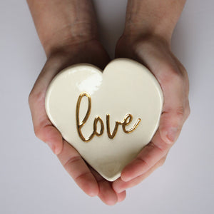 Prodigal Pottery Love Ring Dish — product view 1