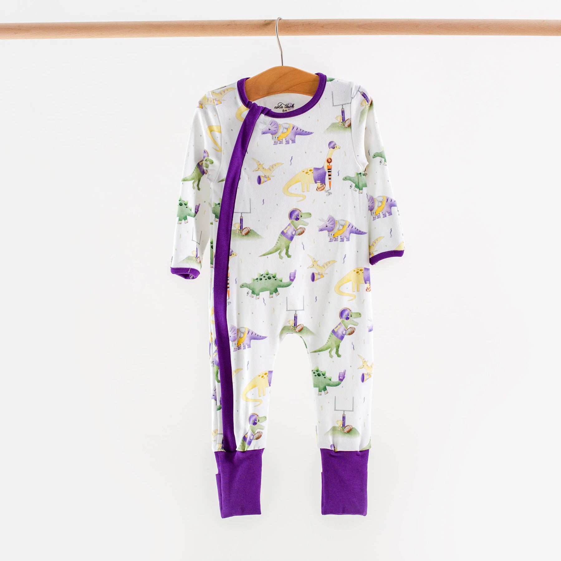 LSU Dinos All-Stars Organic Cotton Kids Pajamas Nola Tawk