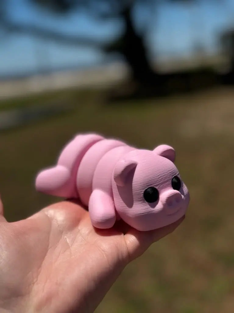 Pig 3D Printed Fidget Toy | Large Farm Animal Sensory Toy