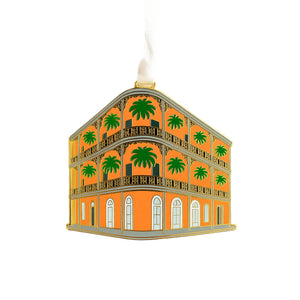 LeBranche House Enamel Ornament Nola Tawk