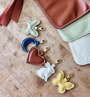 Leather Bunny Charm Feelhandmade