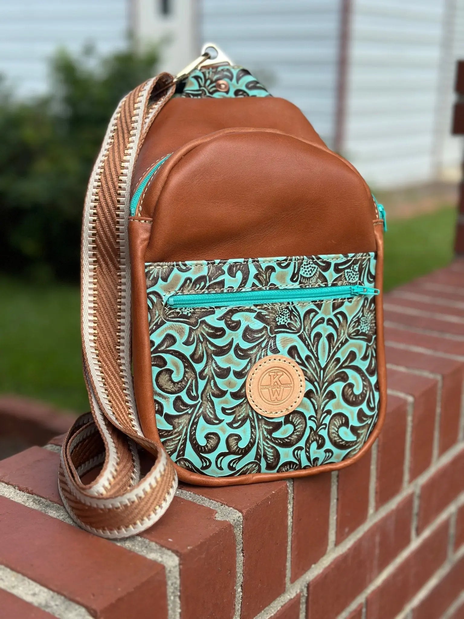 Leather Sling Bag Kw Leatherworks