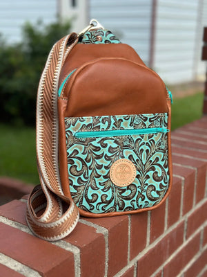 Leather Sling Bag Kw Leatherworks