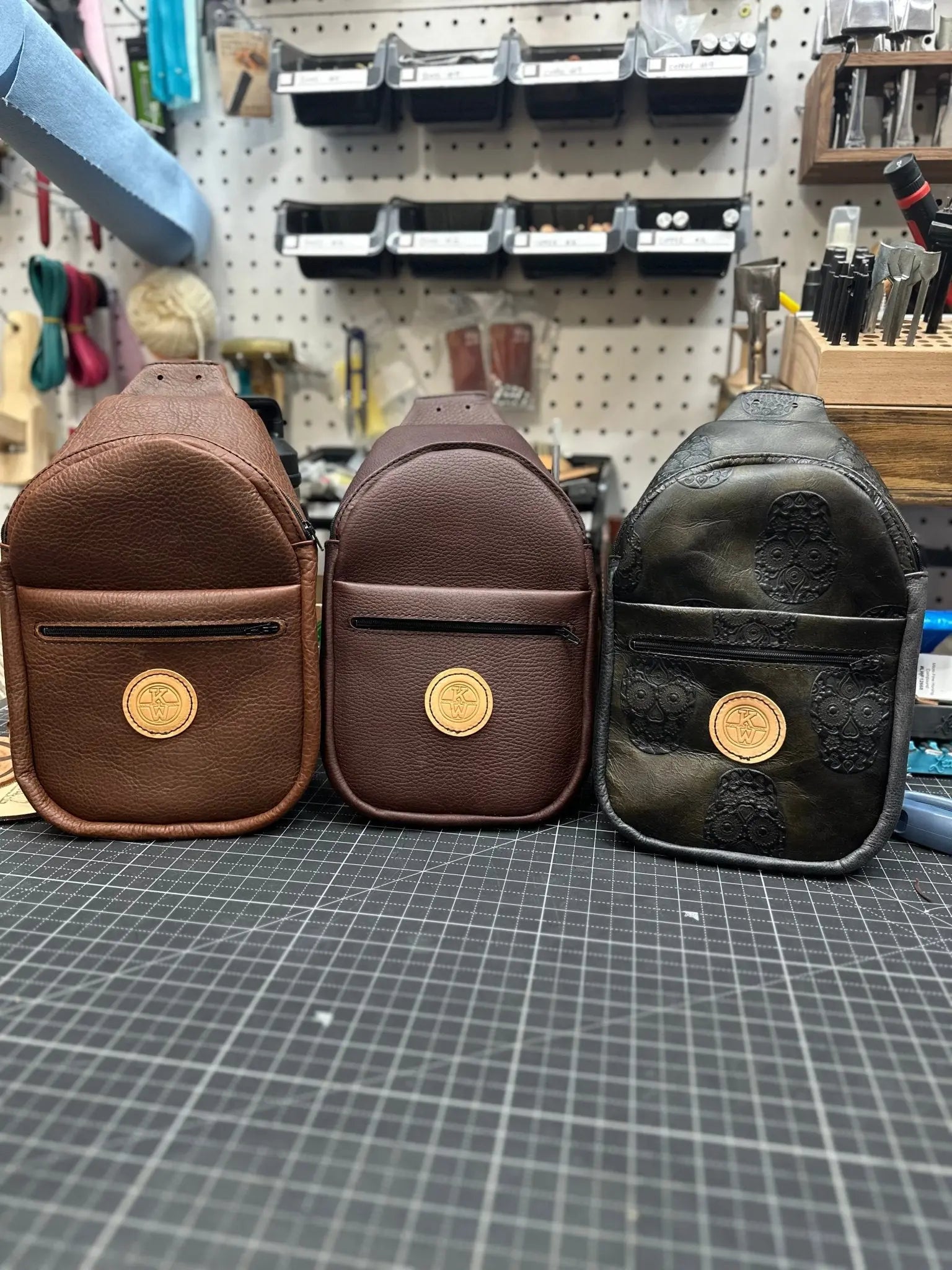 Leather Sling Bag Kw Leatherworks