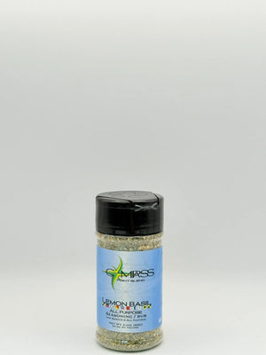 Compass Point Lemon Basil Seasoning: All-Purpose, Low Sodium, All Natural. Elevate your cooking with this versatile spice blend.